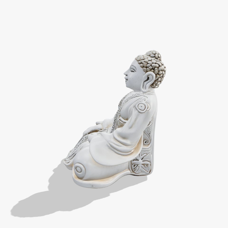Buddha Statuette Meditative Pose model pack